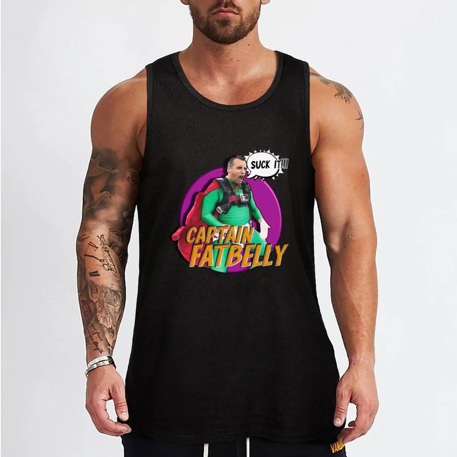 Impractical Jokers Captain Fatbelly Joe Gatto Tank Top Men's fitness t-shirt T-shirts men Gym man