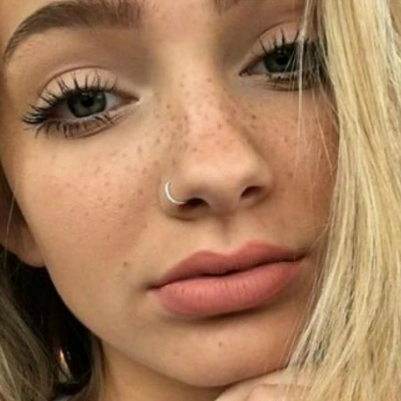 12PCS 22G Stainless Steel Fake Nose Septum Hoop Rings Lip Helix Cartilage Tragus Ear Ring Piercing 6-10mm