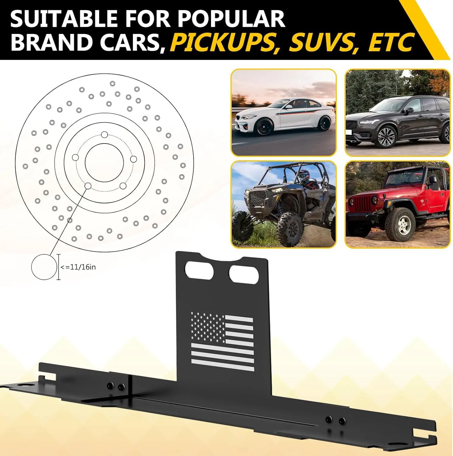 2pcs tire alignment tool heavy-duty front toe alignment plate no disassembly required gauge car alignment tool