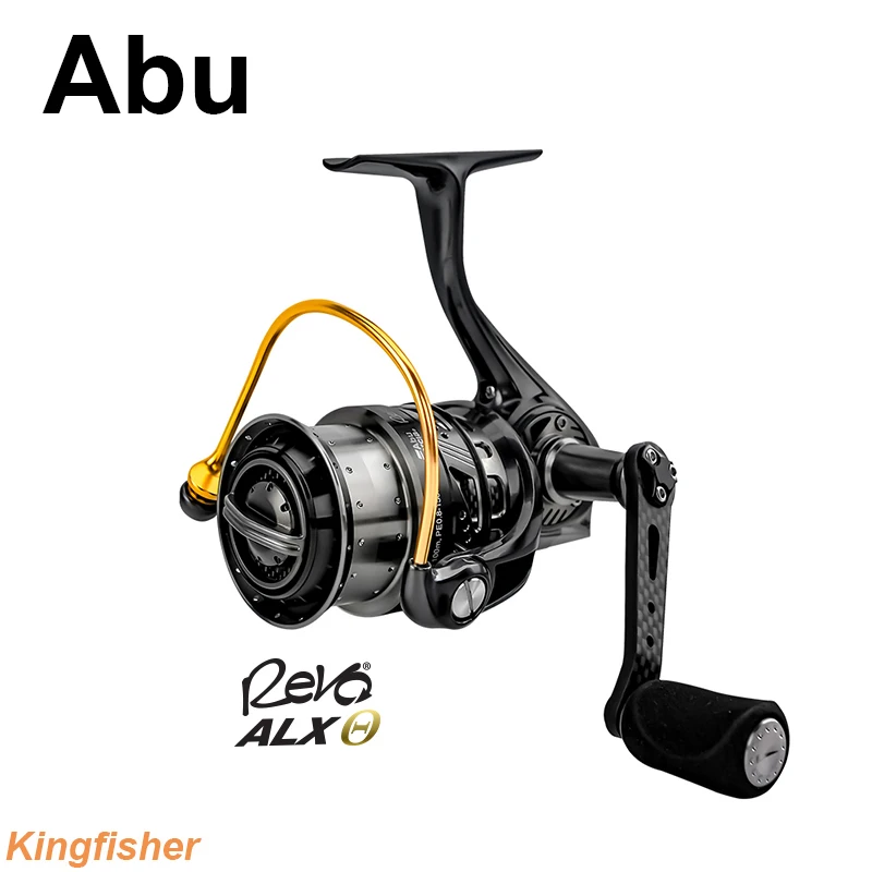 Abu Revo ALX Theta Spinning Reel 7+1 Shielded Stainless Steel BB Fishing Reel Freshwater or Saltwater Powerful Reel