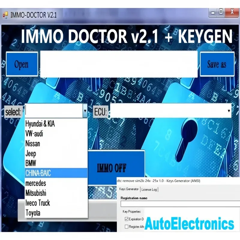 Hot IMMO OFF software pack+immoff 17+IMMO doctor +IMMO service tool+ImmoKiller+IMMO Pin Code Calculator+IMMO Universal Decoding view 5
