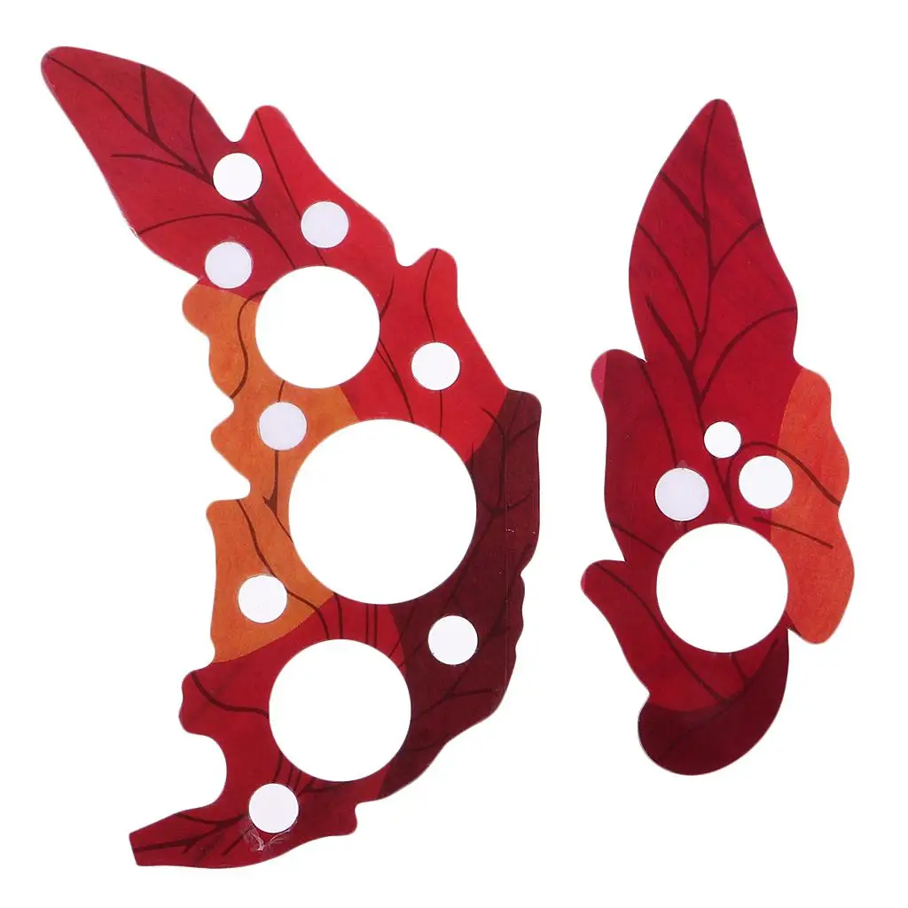 Grape Leaf Guitar Pickguard Back Sticker Plastic Scratch Plate Adhesive Protector for Acoustic Guitar Body Protection