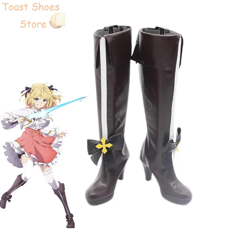 

Anisufuia Обувь для косплея Хэллоуин Карнавальные ботинки Обувь из искусственной кожи Костюм Опора