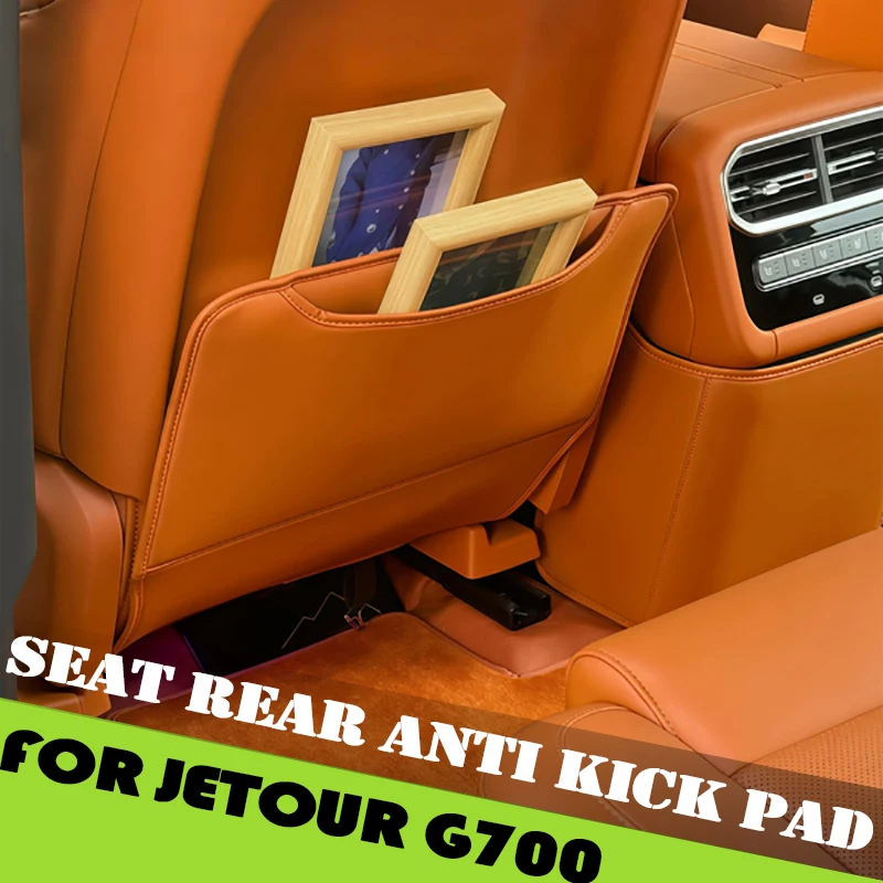 

Car Seat Anti Kick Pad Fit for JETOUR G700 2025 2026 Modified Auto Rear Backrest Protection Pad Car Interior Accessories
