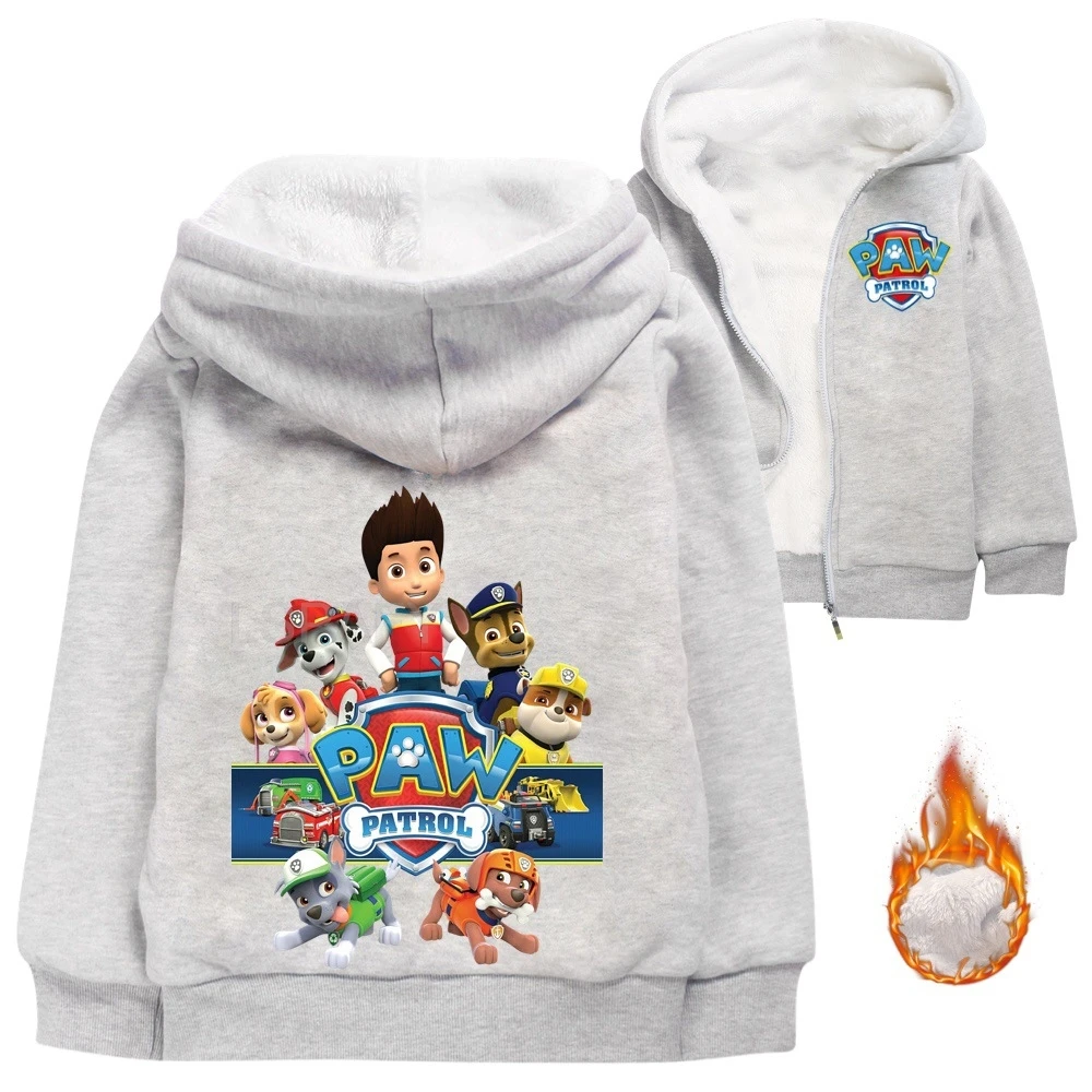 New PAW PATROL BABY Boys Girls Winter Coats Warm Overcoats Kids Casual Fashion Coat Outfits Chase Marshall Children Clothes