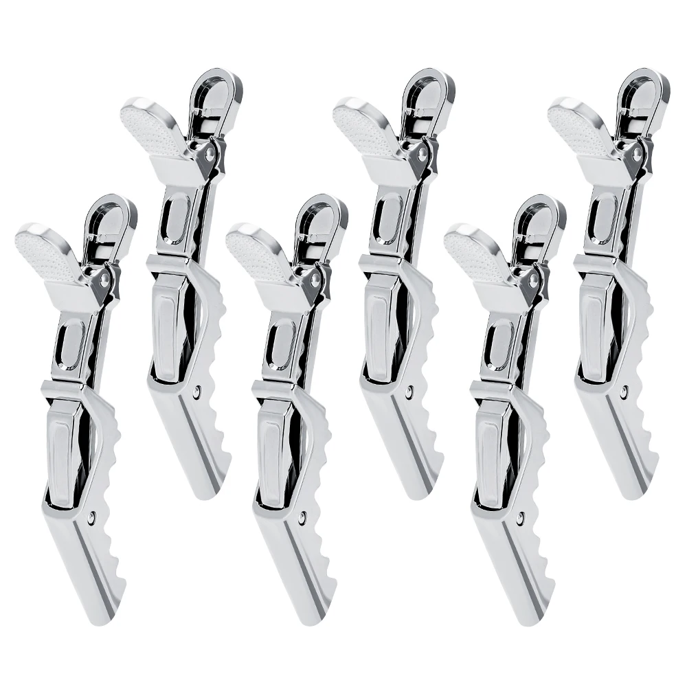 6pcs Alligator Hair Clips, Styling Tools