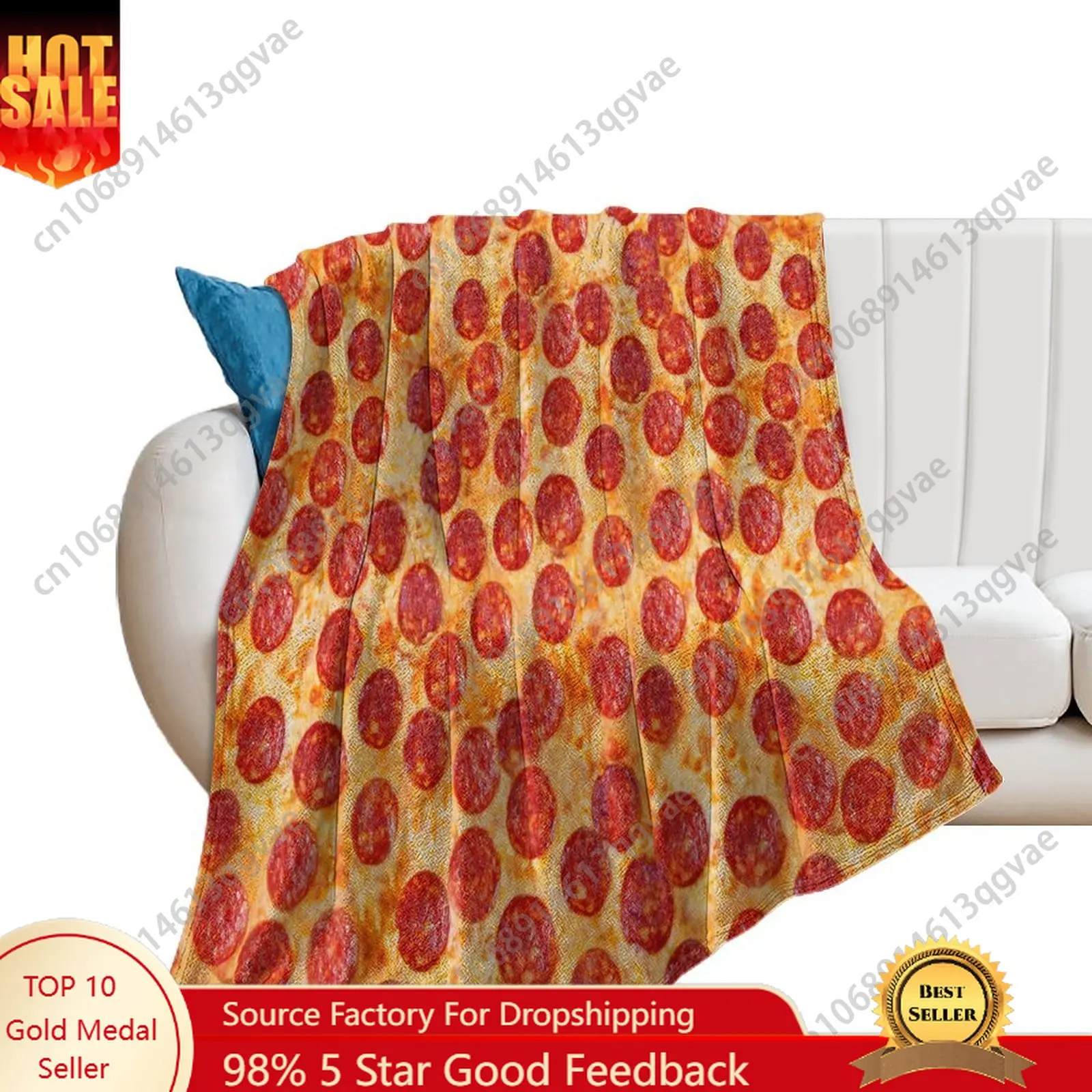 

Patrón De Comida Deliciosa Pizza 3D Flannel Blankets Are Soft Comfortable and Warm Perfect for Winter Naps Homes Offices Travel