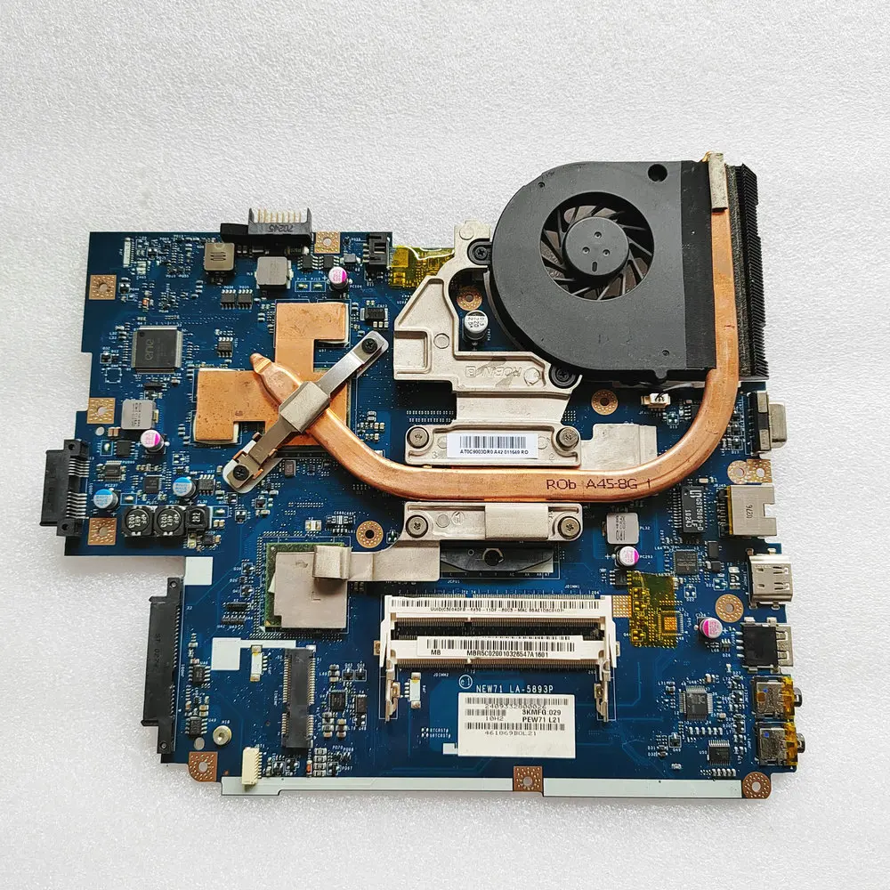 LA-5893P For ACER Aspire 5742 5742G Motherboard + heatsink = LA-5892P LA-5911P LA-5912P Mainboard DDR3