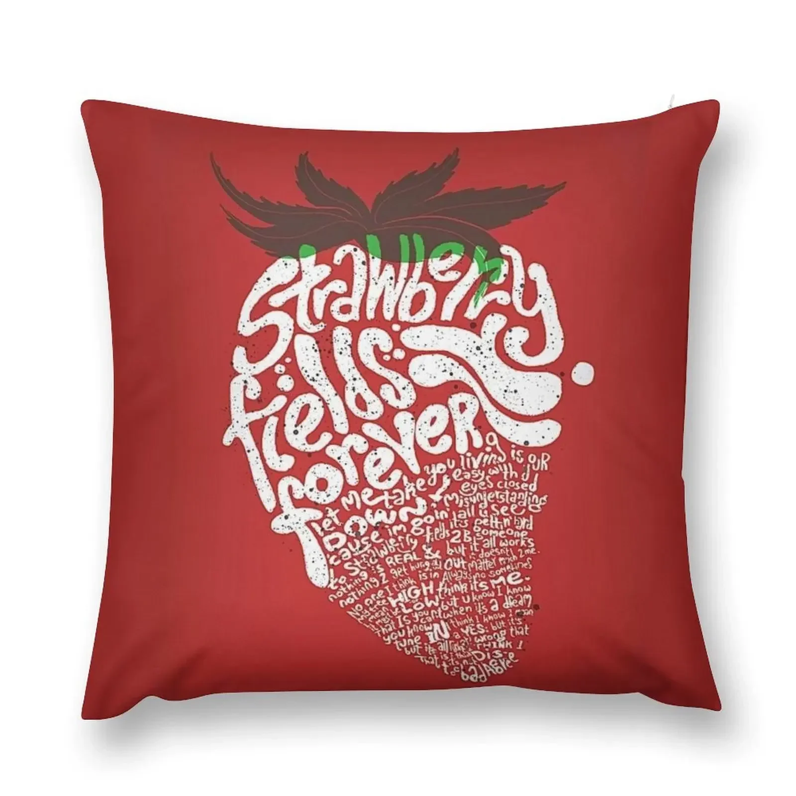 

Strawberry Fields Forever Throw Pillow Custom Cushion Photo autumn decoration pillowcases for sofa cushions pillow