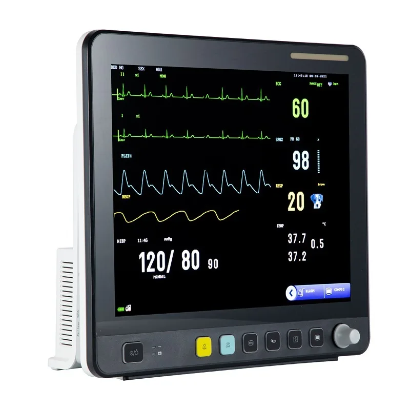 

Touch Screen Multiparameter Veterinary Monitor for Pet Dog Dual Channel Anti - Defibrillation Vet Monitor for Animal Care