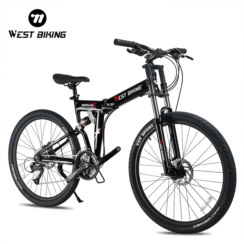 27.5 Inch Foldable Mountain Bike 27 Speed Double Shock Absorption BMX MTB Bicycle Mechanical Disc Brakes BMX MTB Bicycle NEW