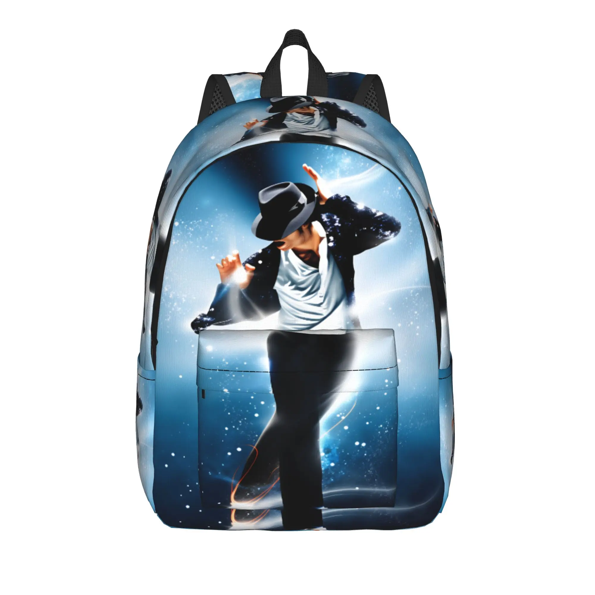 Michael MJ Backpack  Unisex Polyester Travel Backpacks Durable Elegant High School Bags Rucksack