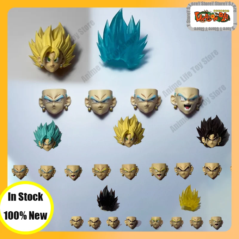 

In Stock PT Custom HM Dragon Ball Z Super Saiyan Blue Vegetto Vegito Head Accessories KO Headsculpt Anime Action Figure Toys