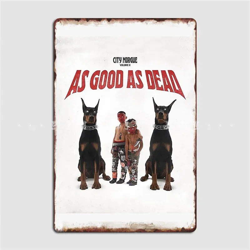 Oneci New City As Good As Dead American Tour 2020 Metal Plaque Poster Wall Pub Home Garage Decoration Tin Sign Poster