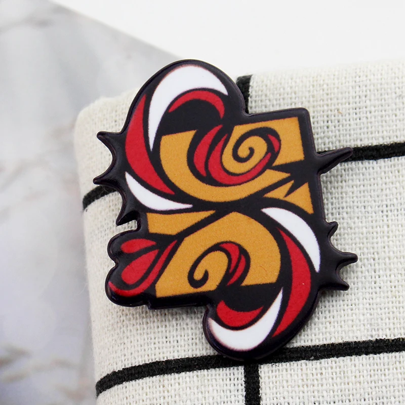 SK8 The Infinity S Logo Badges Brooches Langa Reki Miya Cosplay Pins Brooches for Women Men Lapel Pin Jewelry Gift view 5