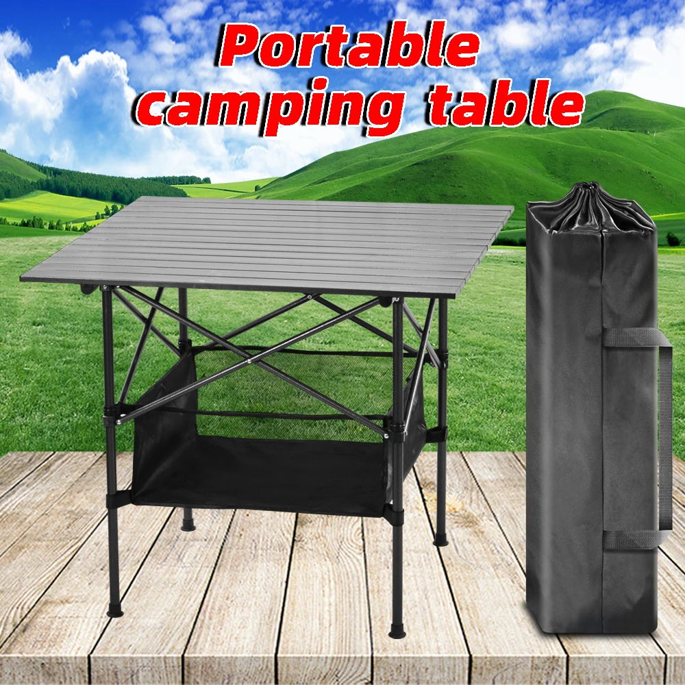 

Outdoor Camping Equipment Table Foldable Garden Lightweight Barbecue Supplies Folding Picnic Desk Nature Hike Backpacking