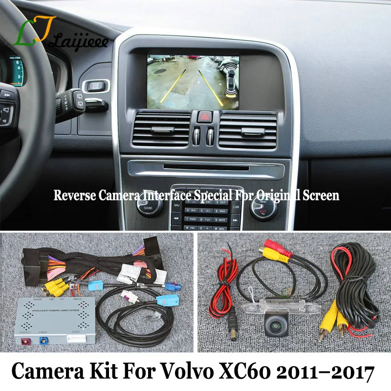 Front Rear View Camera Kit For Volvo XC60 2011~2017 / HD Night Vision Parking Aid Reverse Camera Compatible with Original Screen