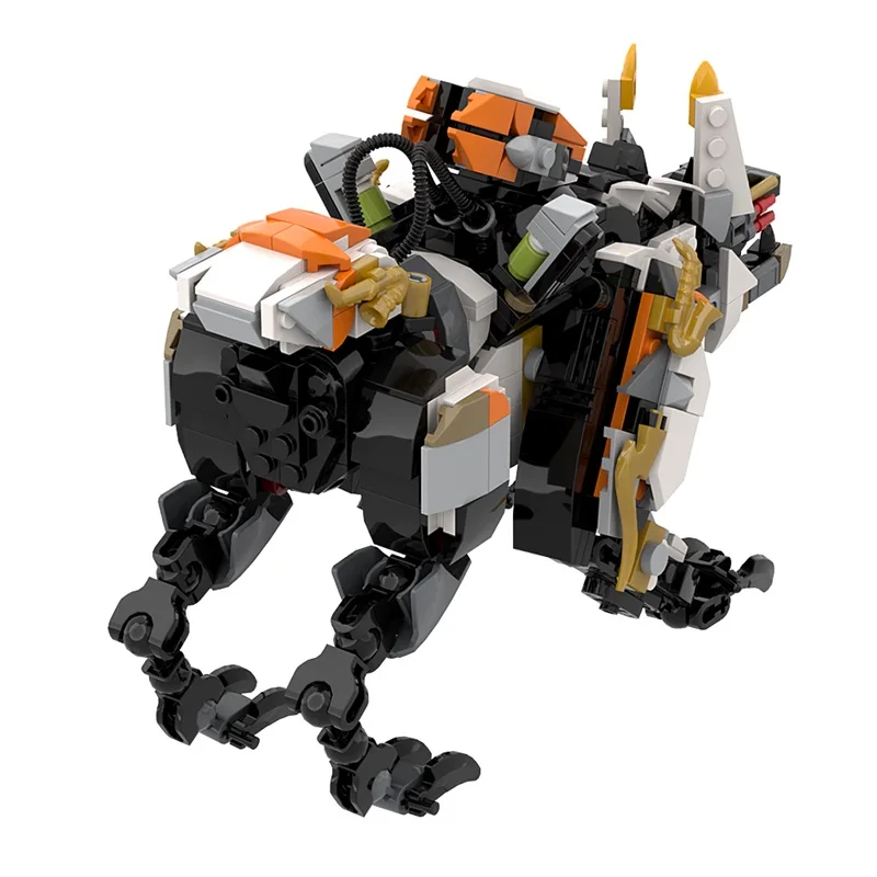 MOC Game Horizon Figure Model Building Blocks Set Combat Mechanical Beast Assembled Brick Toy Children's Gift Ornament