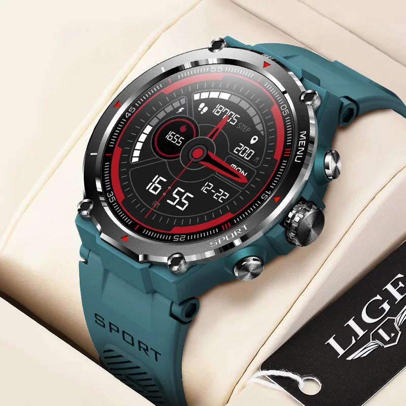 

LIGE 2Smart Watch IP67 Waterproof Original Design For Men Bluetooth Call New Smartwatches Health Monitor With 100+ Sports Modes