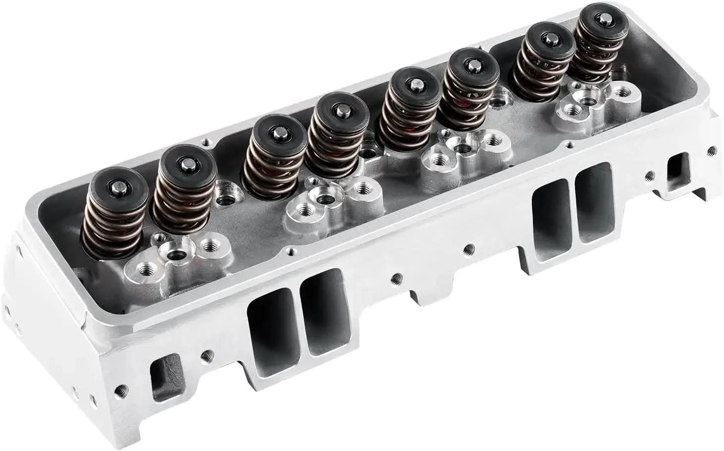 Engine Cylinder Head Assembly Replacement, Aluminum Engine Cylinder Head Kit, Compatible with Small Block Chevrolet Engines