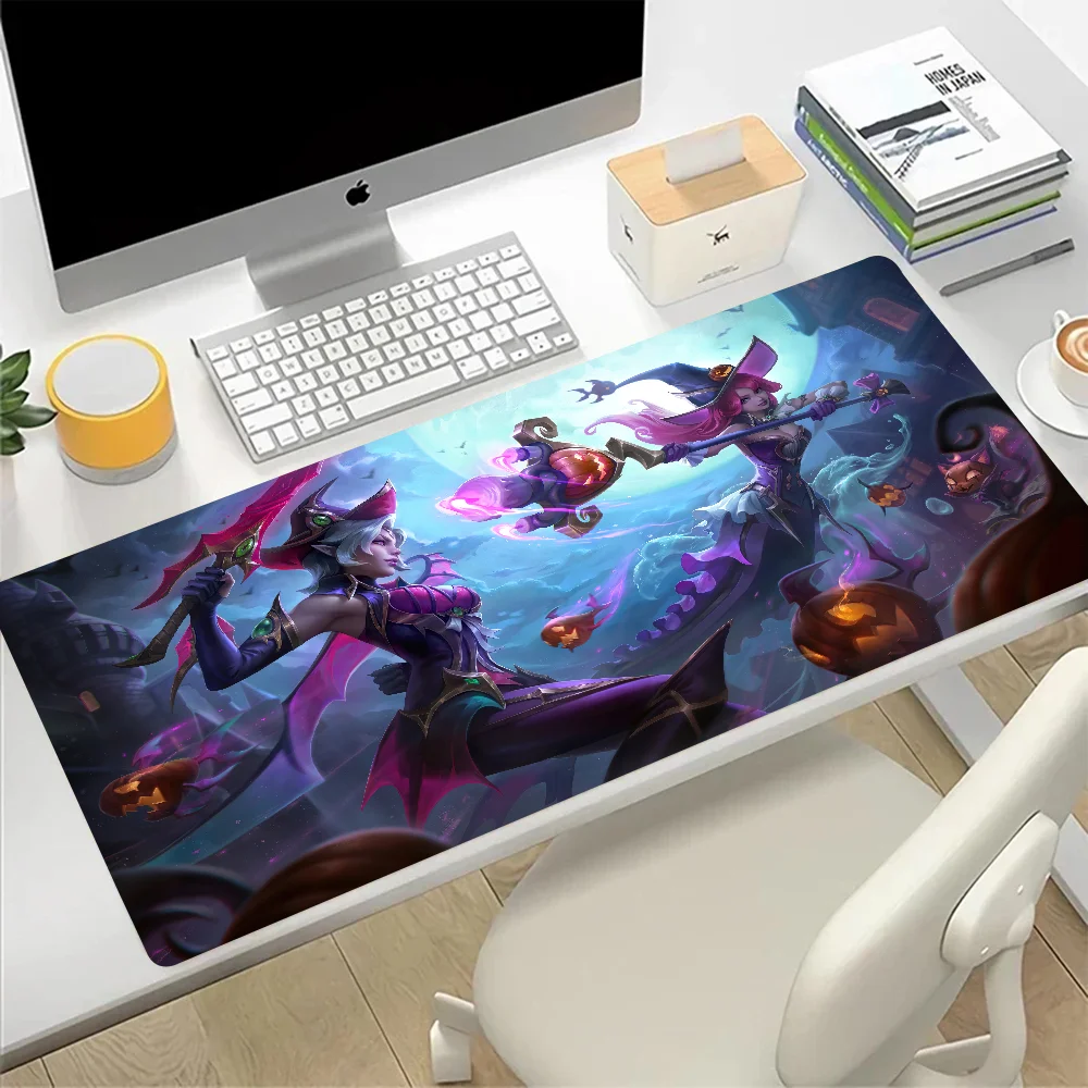 League of ATIONS End Nami-Grand tapis de souris de jeu, sous PC Gamer, ordinateur de bureau, polymères de clavier, tapis de bureau, ordinateur portable