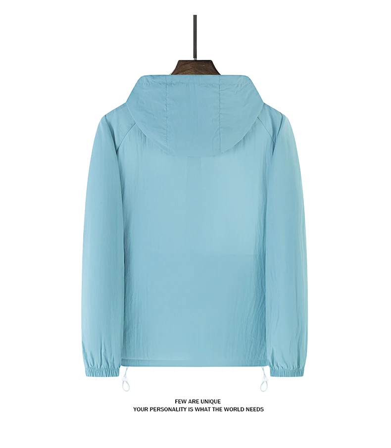 LNGXO Sommer-Windjacke für Herren und Damen, leichte Sonnenschutzjacke, Unisex, Camping, Klettern, Wandern, Outdoor, wasserdichter Mantel – Detail 21