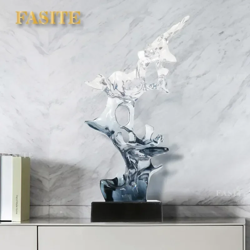 For New Chinese Style Modern Simple Living Room Entrance Ornament Home Decor Creative Housewarming Gift Office Decoration
