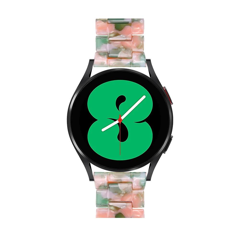 Anello per cinturino in resina da 20 mm per Samsung Galaxy Active 2 40 44mm cinturino per orologio 3 41mm 4 5 6 7 Classic 42mm 46mm