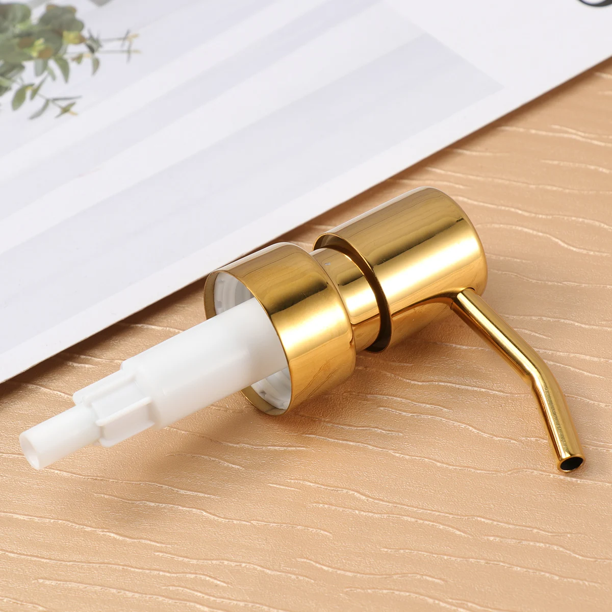 

Soap Dispenser Pump Replacement Practical Lotion Pump Stainless Steel Rose Gold Shower Nozzle Ergonomic Hand Press Safe