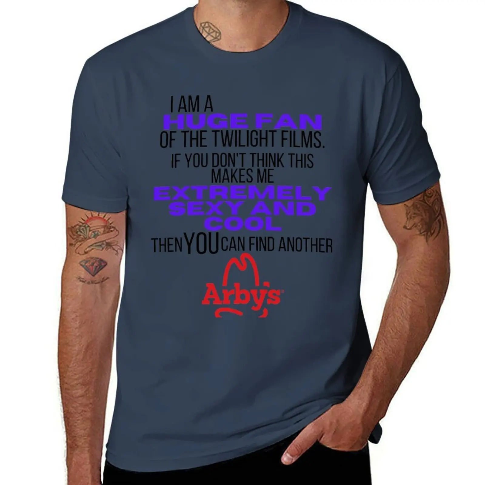 twilight fan in arby's T-Shirt Casual Loose Fit Short Sleeve T-Shirt