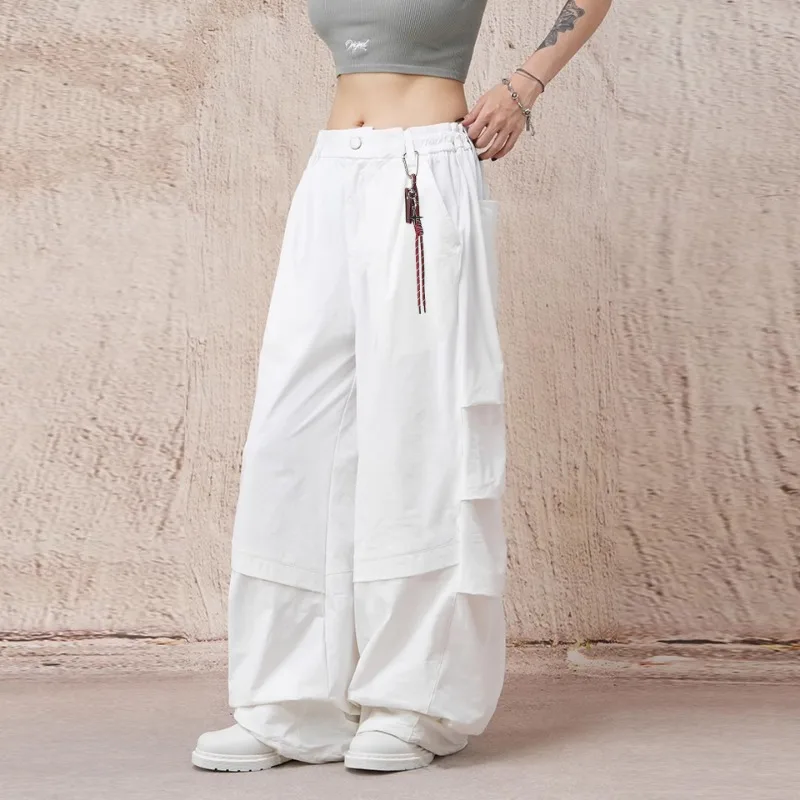 OR FL Fun Stars Pendant Baggy Staraight 100 Cotton Women Cargo Trousers Trendy Brand Deconstruction  Slacks Women's Y2k Pants