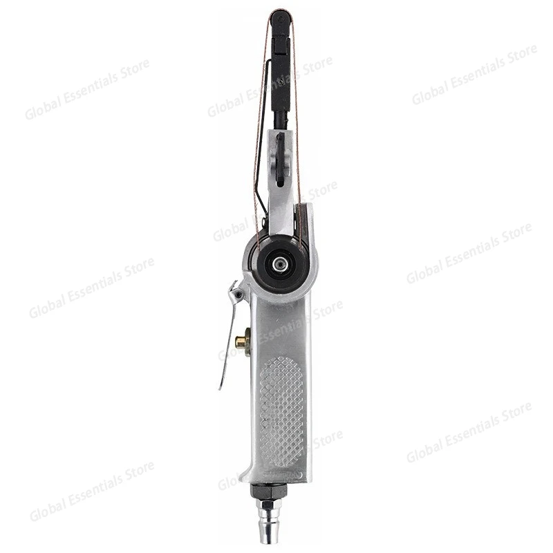 Industrial-Grade Pneumatic Belt Sander - Handheld Mini Air-Powered Polisher for Grinding and Sanding - view 2