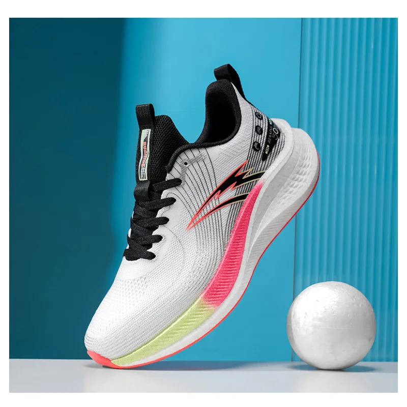 Мужская осенняя обувь Бестселлер 2025 года — спортивная обувь с дышащей сеткой, амортизирующие кроссовки, скоростные тренировки, противоскользящие Hiki