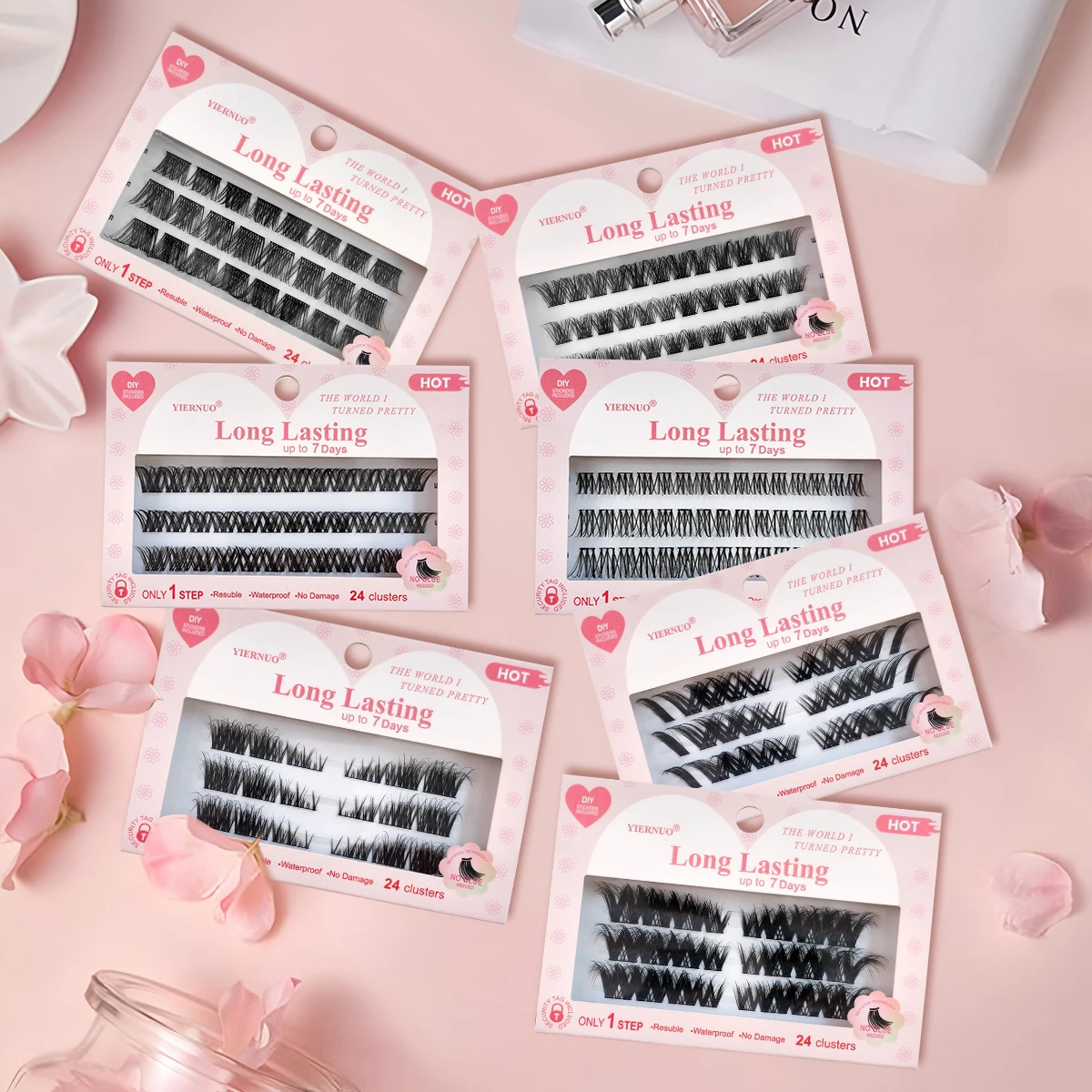 

Glue-free False Eyelashes Natural Noglue Eyelashes Segmented Curl Eyelash Clusters Eyelash Soft Cross Wispy Individual Glue Lash