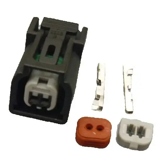 shhworldsea 2 Hole 6189-6904 Auto Starter Socket With Terminal Car Nozzle Electric Spray Wire Connector For Honda