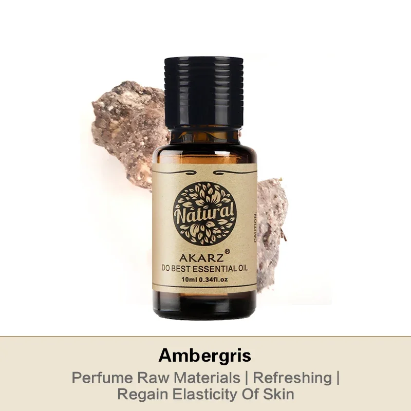 AKARZ Ambergris Essential Oil Natural Aromatherapy Perfume Raw Materials Ambergris Oil