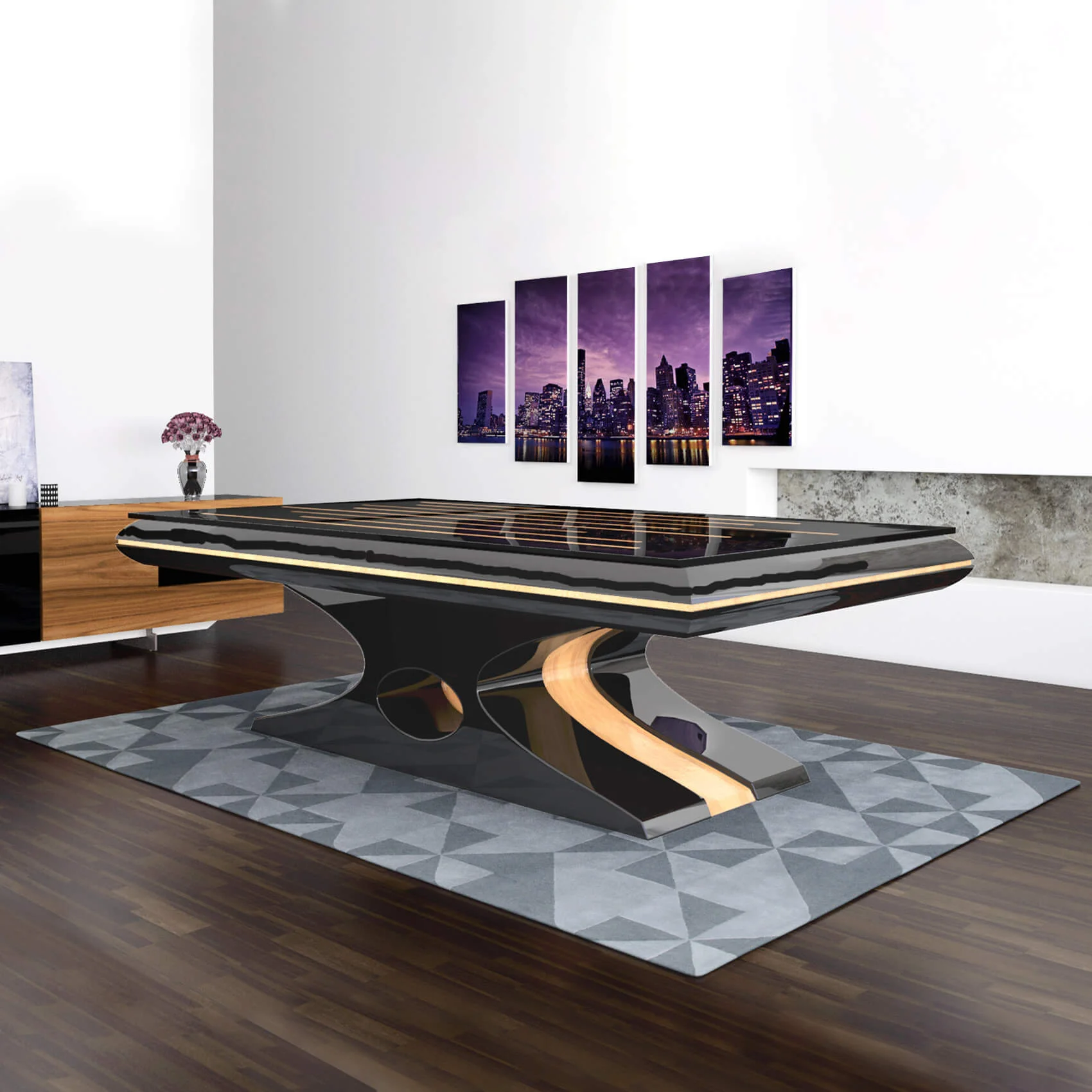 New Modern Pool Table Billiard American Pool Table 7ft 8ft 9ft Sale Family Fashion Dining Billiard with Diner Top for Home