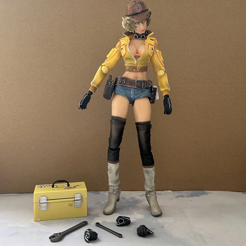 PLAY ARTS Kai Final XV Sexy Girl Cindy Aurum Action Figure 1/6 Collection Model Toys Bookshelf Ornament Birthday Gifts