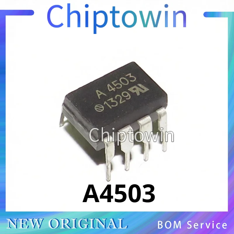 5/50/500 pcs A4503 HCPL-4503 A4503V HCPL-4503V DIP-8 Optocoupler Original In Stock W7