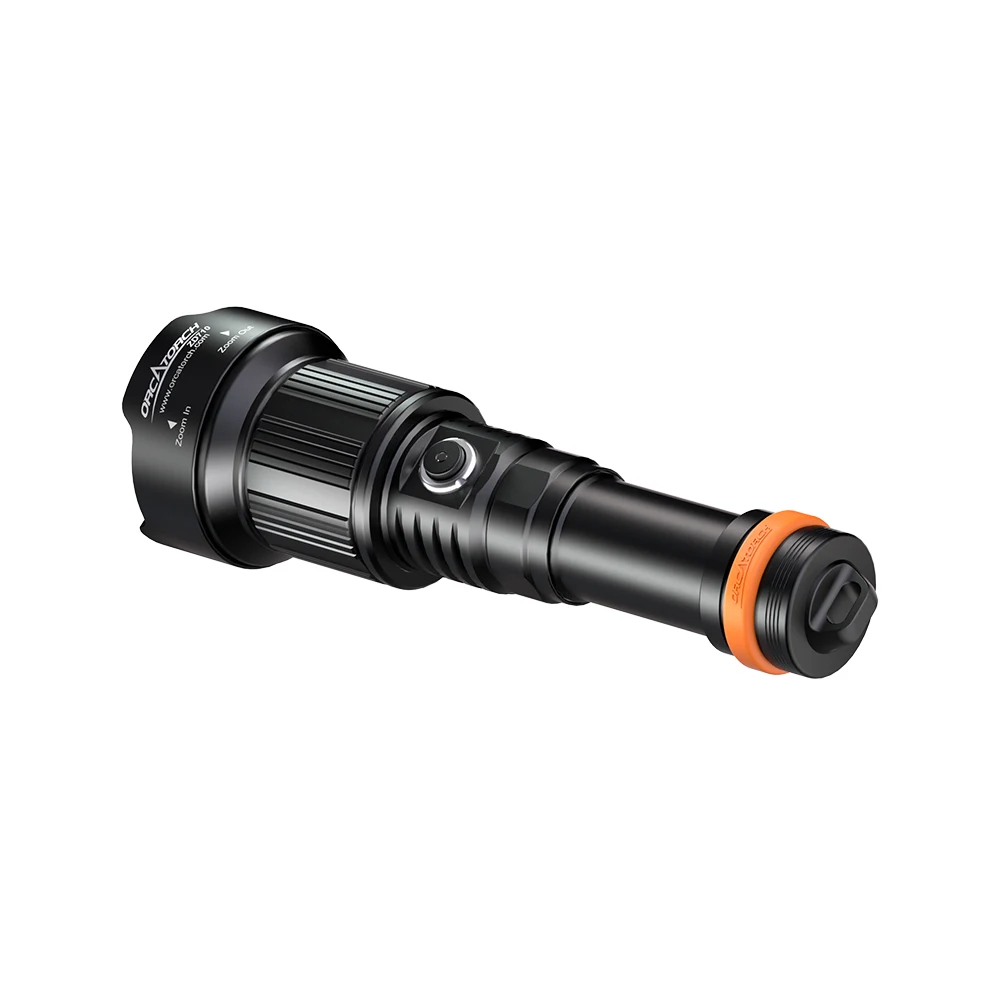 Imagem -04 - Orcatorch Zd710 Lanterna Tocha de Mergulho Subaquático Luz Profissional 3000 Lumens Lanterna de Mergulho para Explorar Cavernas