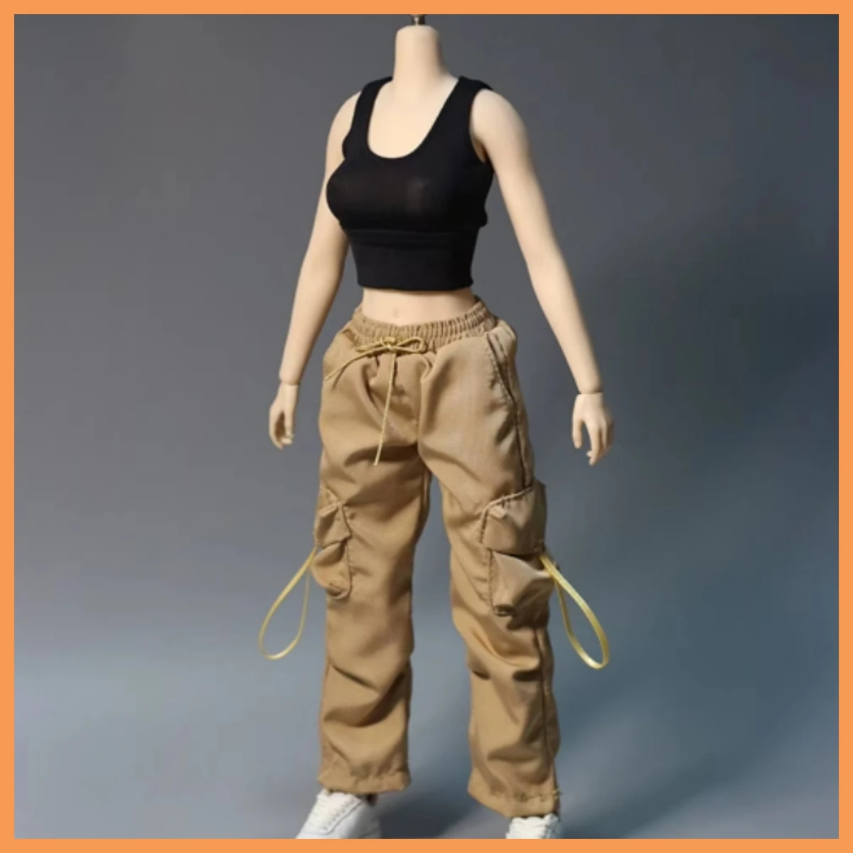 

DMTOYS масштаб 1/6, модная базовая универсальная толстовка с капюшоном, жилет, повседневные прямые рабочие брюки для 12 дюймов, модель тела из экшн-фигурки tbl