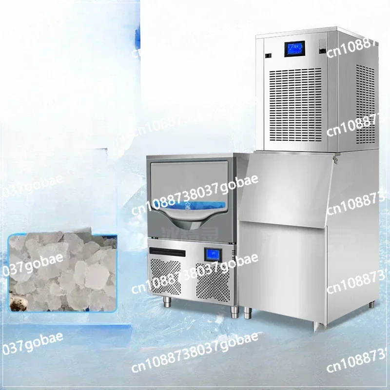 Large Particle Ice Machine Commercial 500KG Mining Ice Machine Food Factory Crusher Buffet Shop Seafood