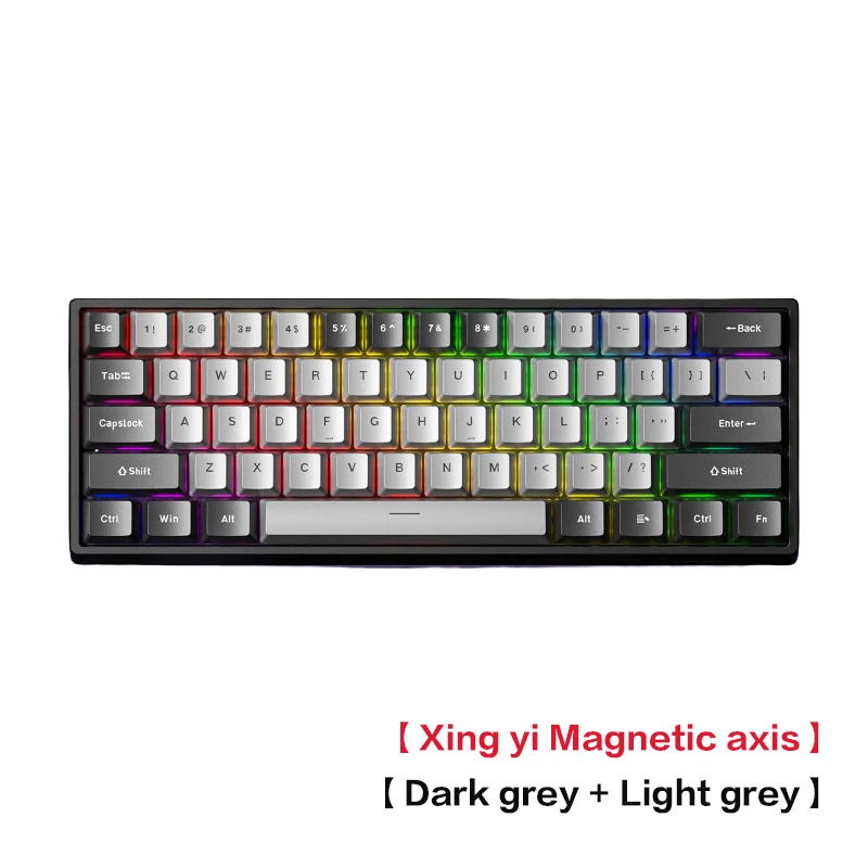 Hot Sale AULA WiN 60 Magnetic Axis Keyboard RT Custom Mechanical Wired Connection for Gaming with Webdriver for 8K Response Rate image 3