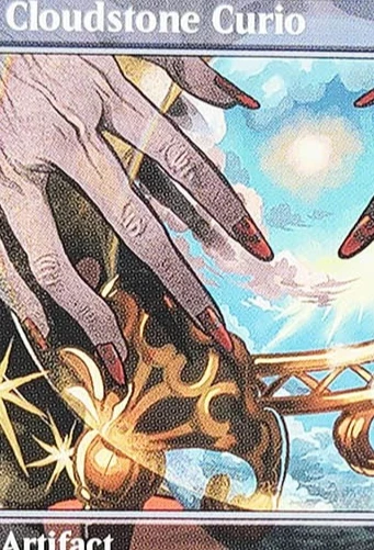 Cloudstone curio tcg magical proxy cartas jogo preto qualidade superior proxy reunião tabuleiro jogando jogo cartas de negociação proxy