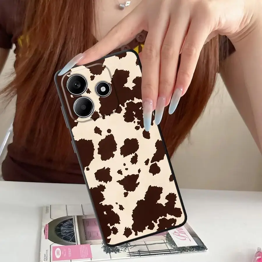 Cow Pattern Case for Xiaomi Redmi Note 15 A4 12C 13C K80 9 8 A5 13 14 Pro Plus 14C A7 Pro 10 12 11 Phone Cover A1 K40 A2 view 2