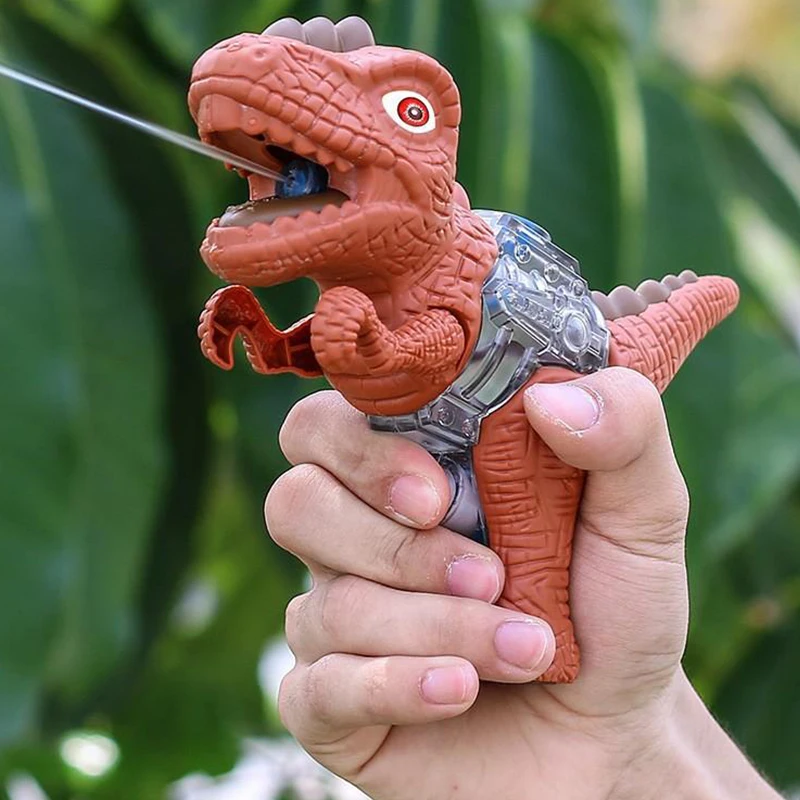 Pistola de juguete de dinosaurio con pulverización de agua: perfecta para actividades al aire libre en la playa en verano