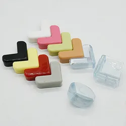 4 pezzi protezione in Silicone di sicurezza per bambini protezione per angoli del tavolo ad angolo retto copertura di protezione di sicurezza per mobili per bambini paraspigoli