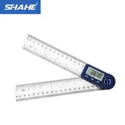 Shahe-Rapporteur électronique en acier inoxydable, règle d'angle numérique, inclinomètre, détecteur d'angle, jauge d'angle numérique, 200mm