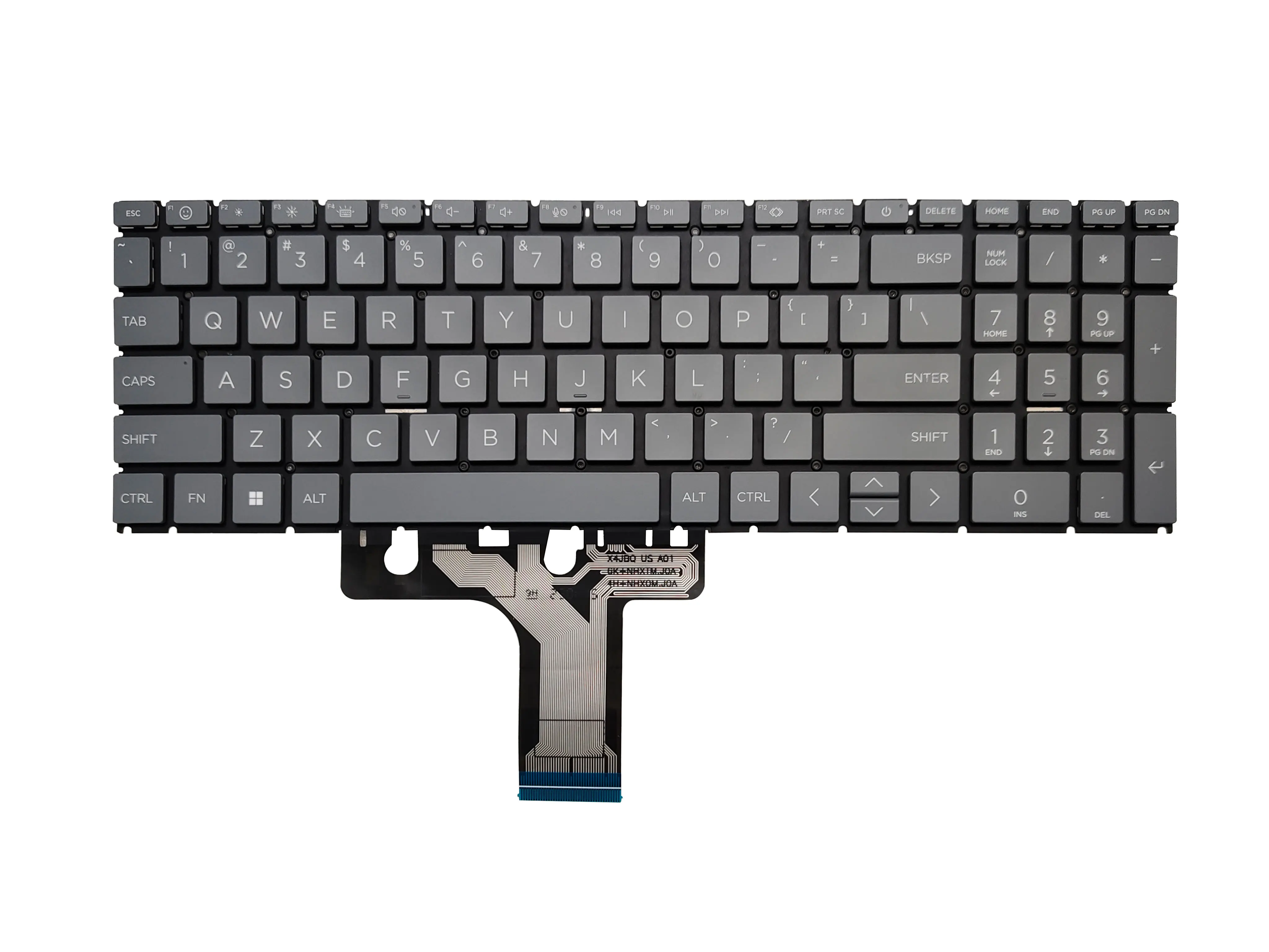 NEW for HP 15-FD 15-FC 15-fd0000 15-fd1000 15-fc0000 US Backlit Keyboard Gray