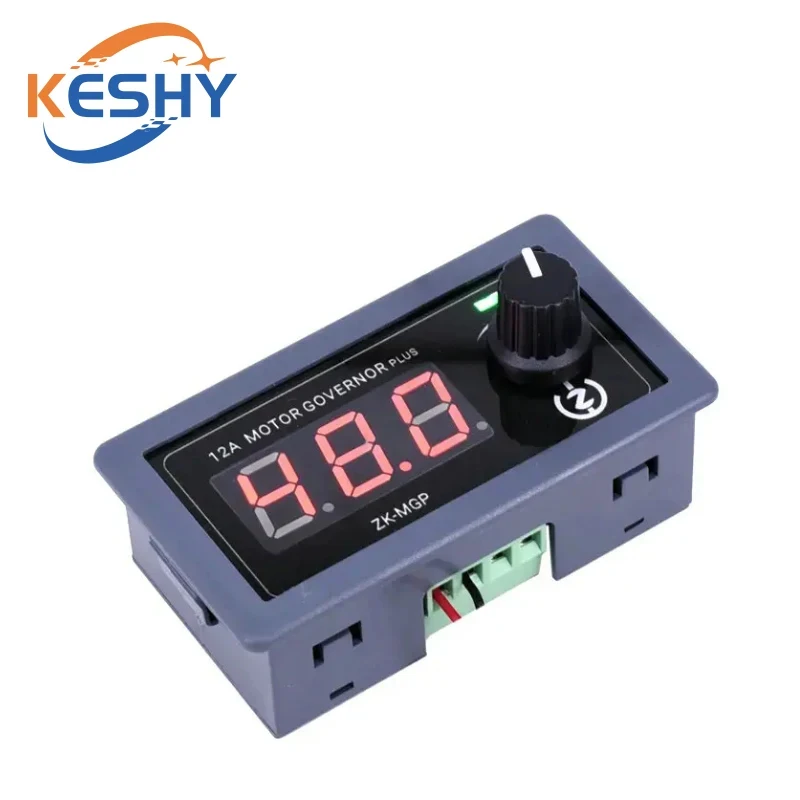 ZK-MGP Adjustable Speed PWM DC Motor Controller 5-30v 12A 360W 6V 12V 24V Slow Start Slow Stop Module